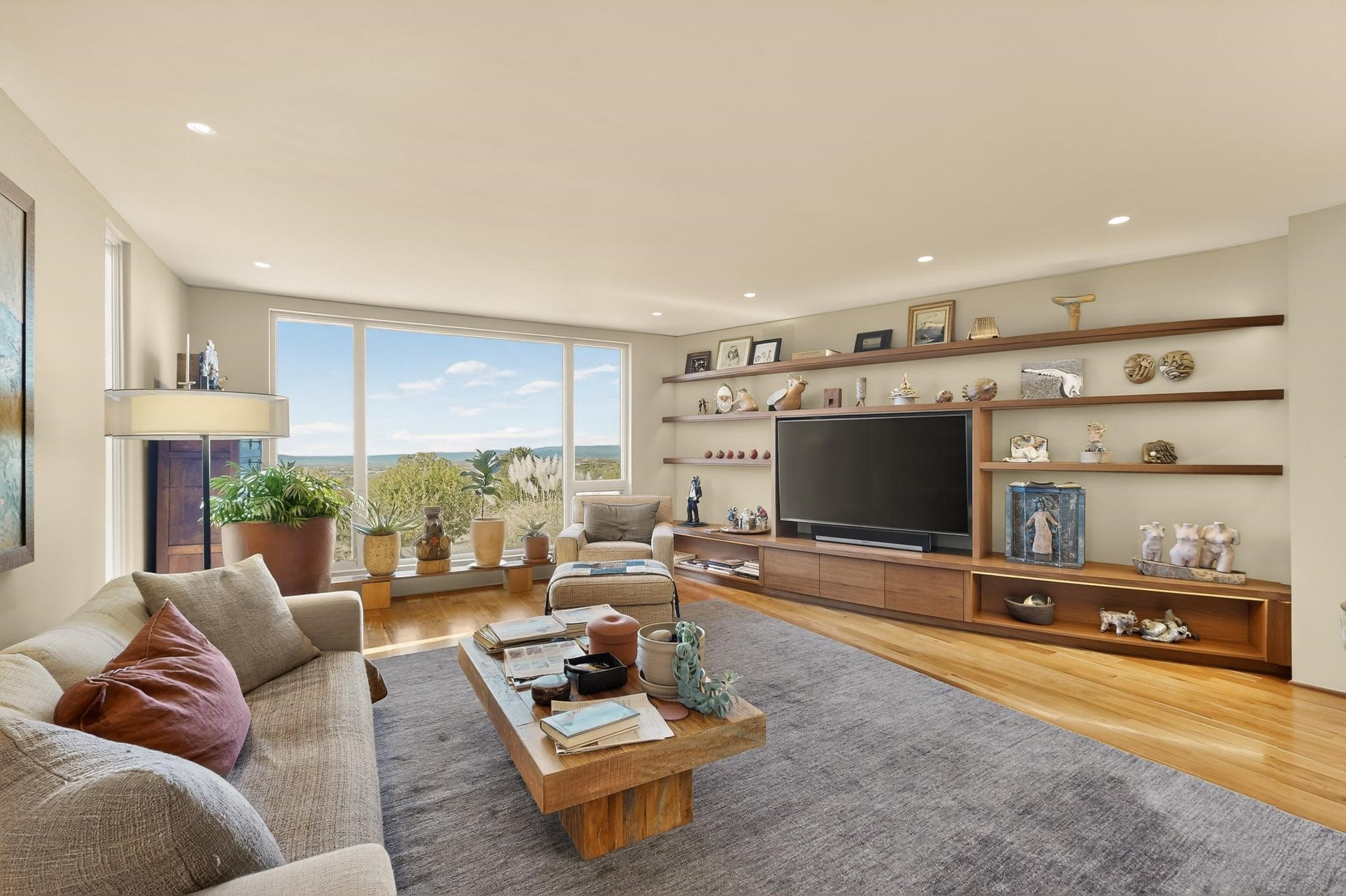 111 Barranca Road Santa Fe, NM 87501 - Photo 10 of 74 Den/ sitting room with a magnificent view