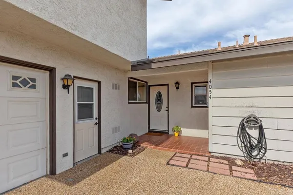a view of a house with a patio