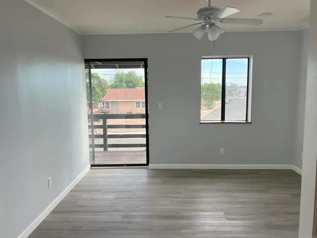 a bathroom with a shower and a bathtub