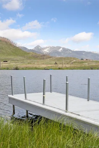 a view of a lake from a balcony