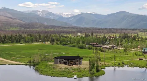 a view of a golf course with a garden