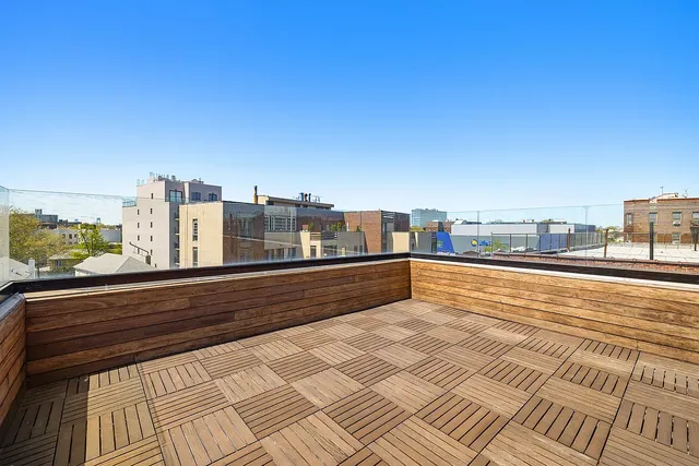 a view of balcony with city view