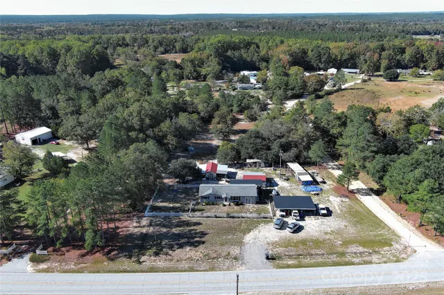 a view of a house with a patio