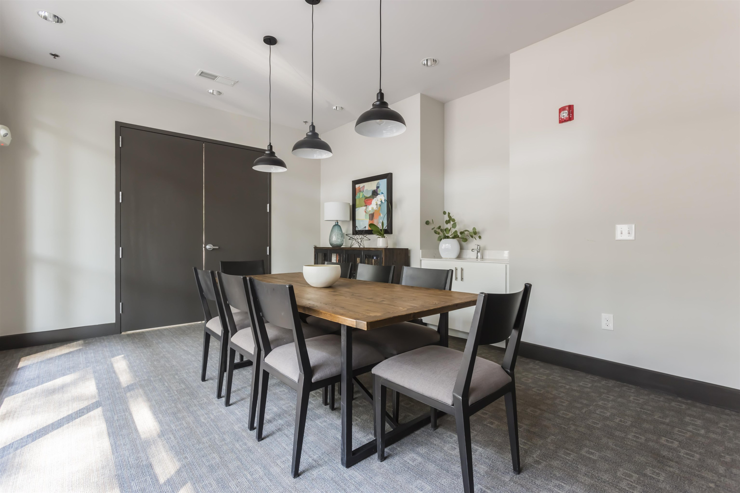 1300 St Marys Street, Unit 306 Raleigh, NC 27605 - Photo 28 of 30 a view of a dining room with furniture