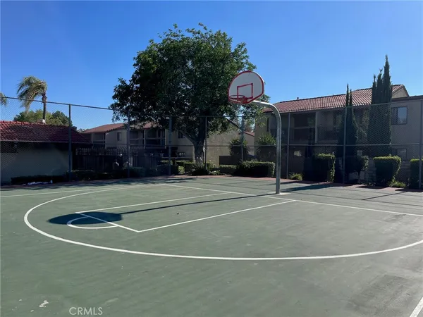 a view of a basketball court