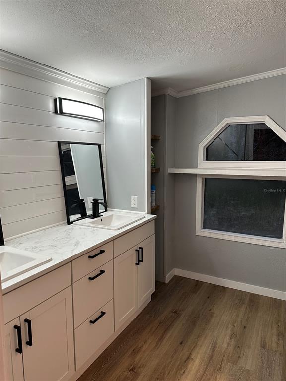 448 Southwest Central Terrace Fort White, FL 32038 - Photo 18 of 19 a bathroom with a double vanity sink and mirror