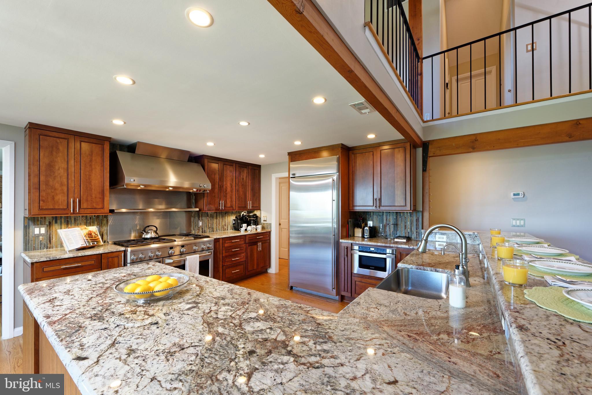 20615 Blue Ridge Mountain Road Paris, VA 20130 - Photo 13 of 80 View from peninsula counter & 6-burner gas stove