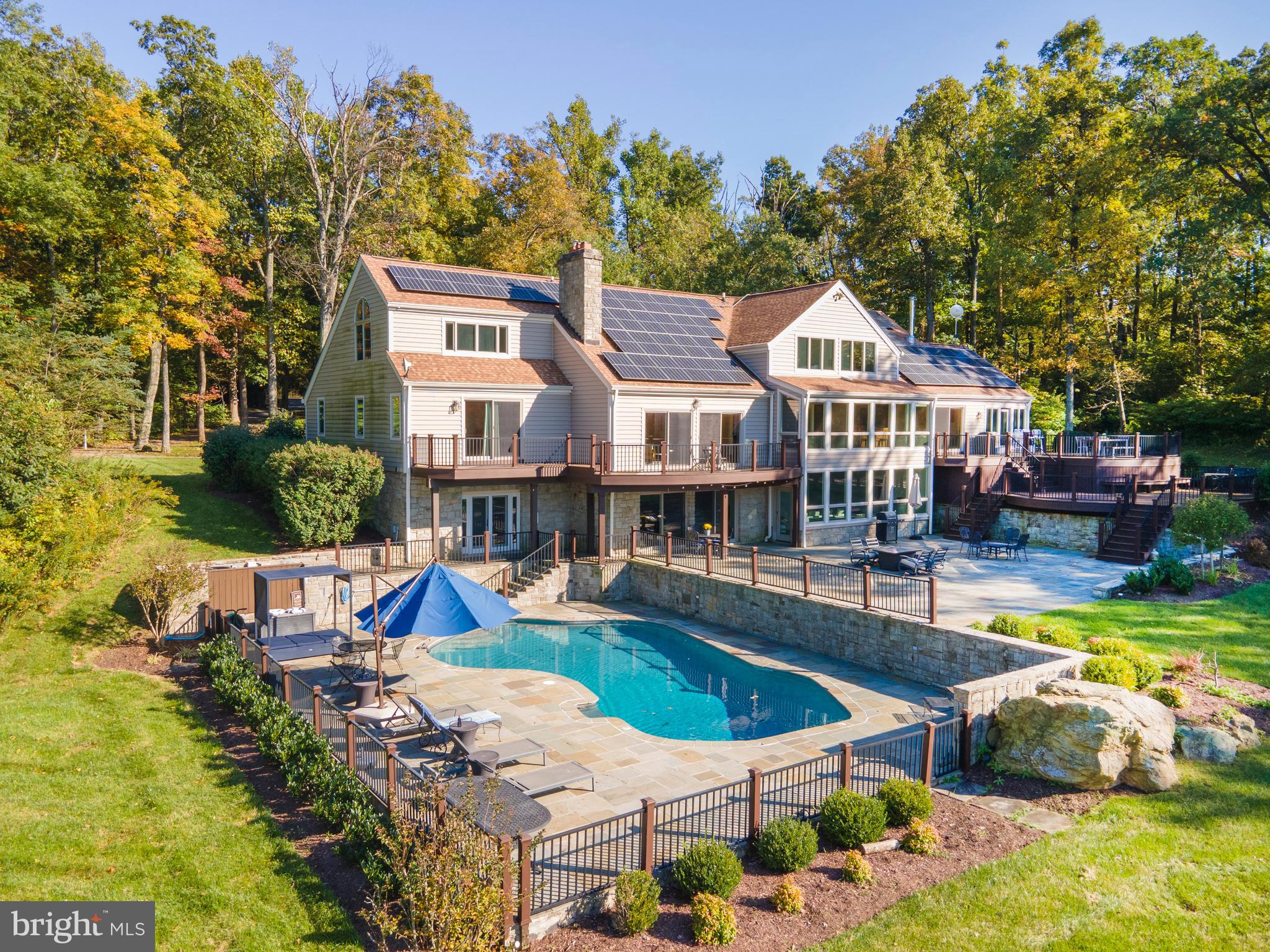 20615 Blue Ridge Mountain Road Paris, VA 20130 - Photo 39 of 80 a view of a house with swimming pool and sitting area