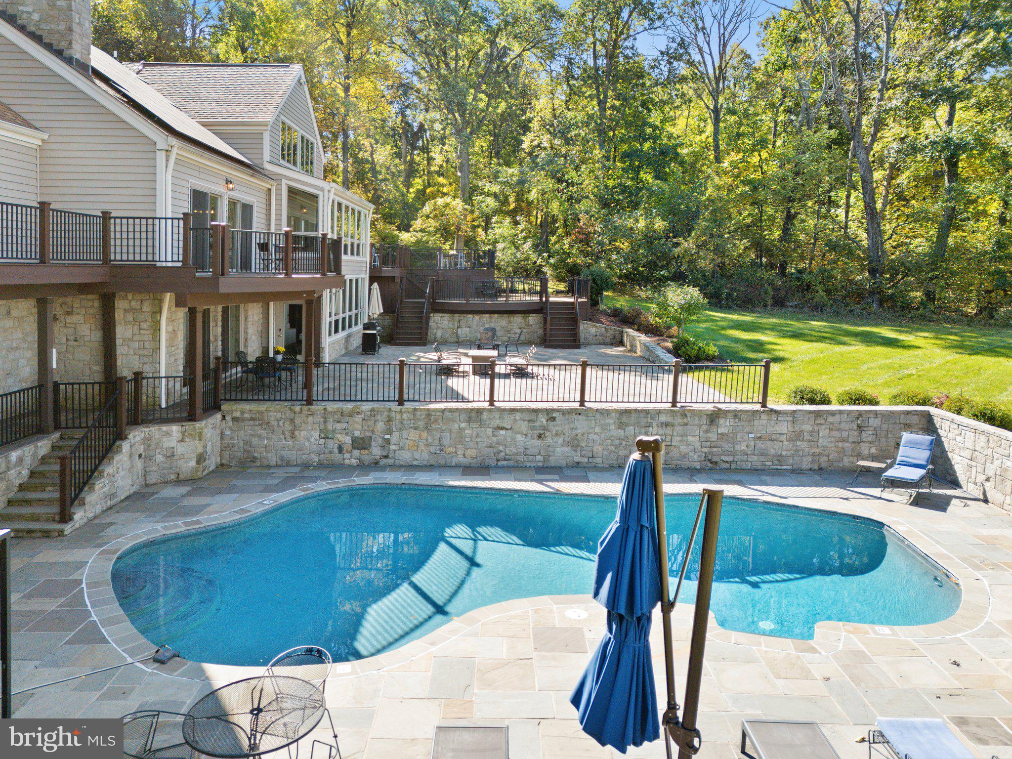 20615 Blue Ridge Mountain Road Paris, VA 20130 - Photo 45 of 80 a view of a house with swimming pool