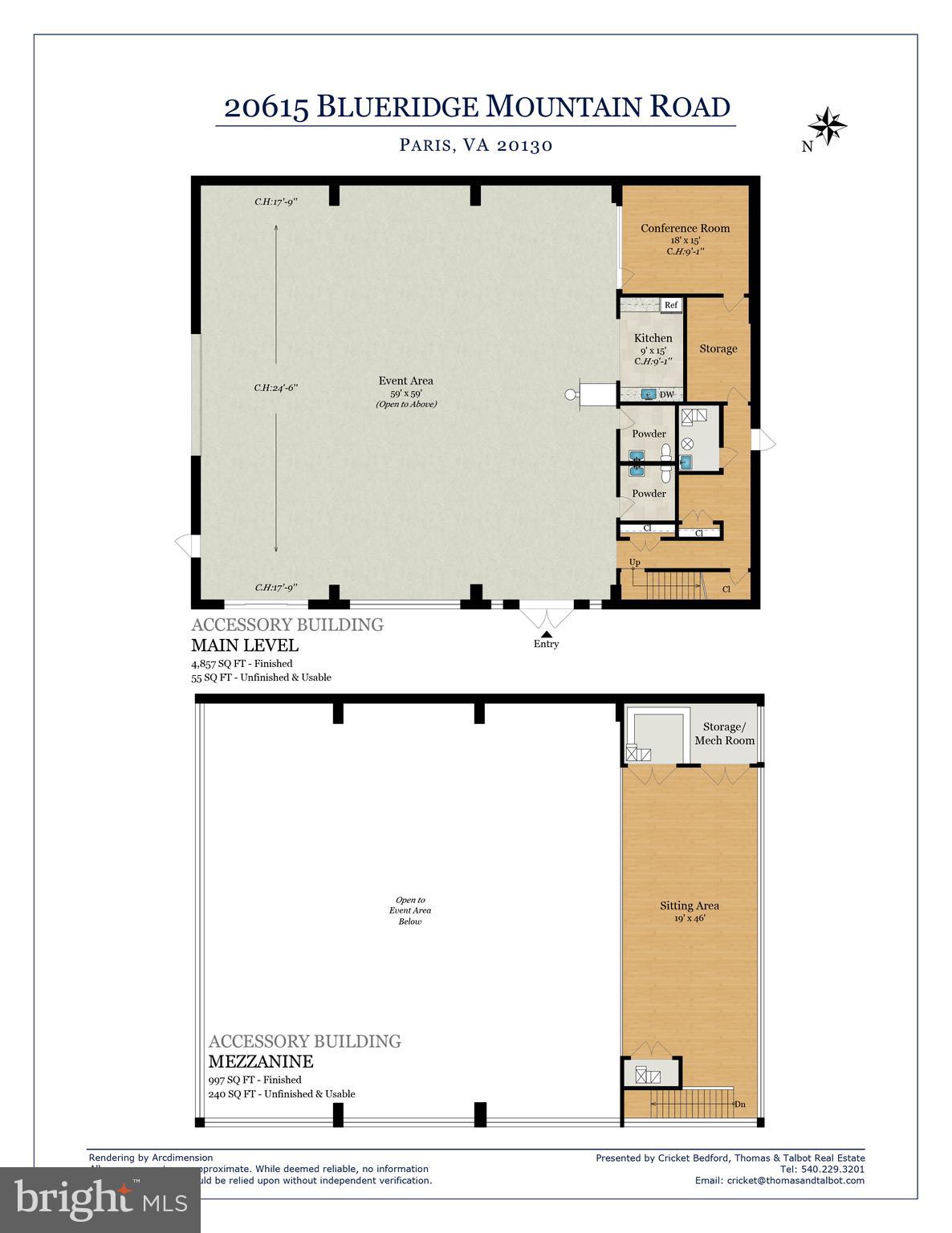 20615 Blue Ridge Mountain Road Paris, VA 20130 - Photo 79 of 80 Warehouse floor plan