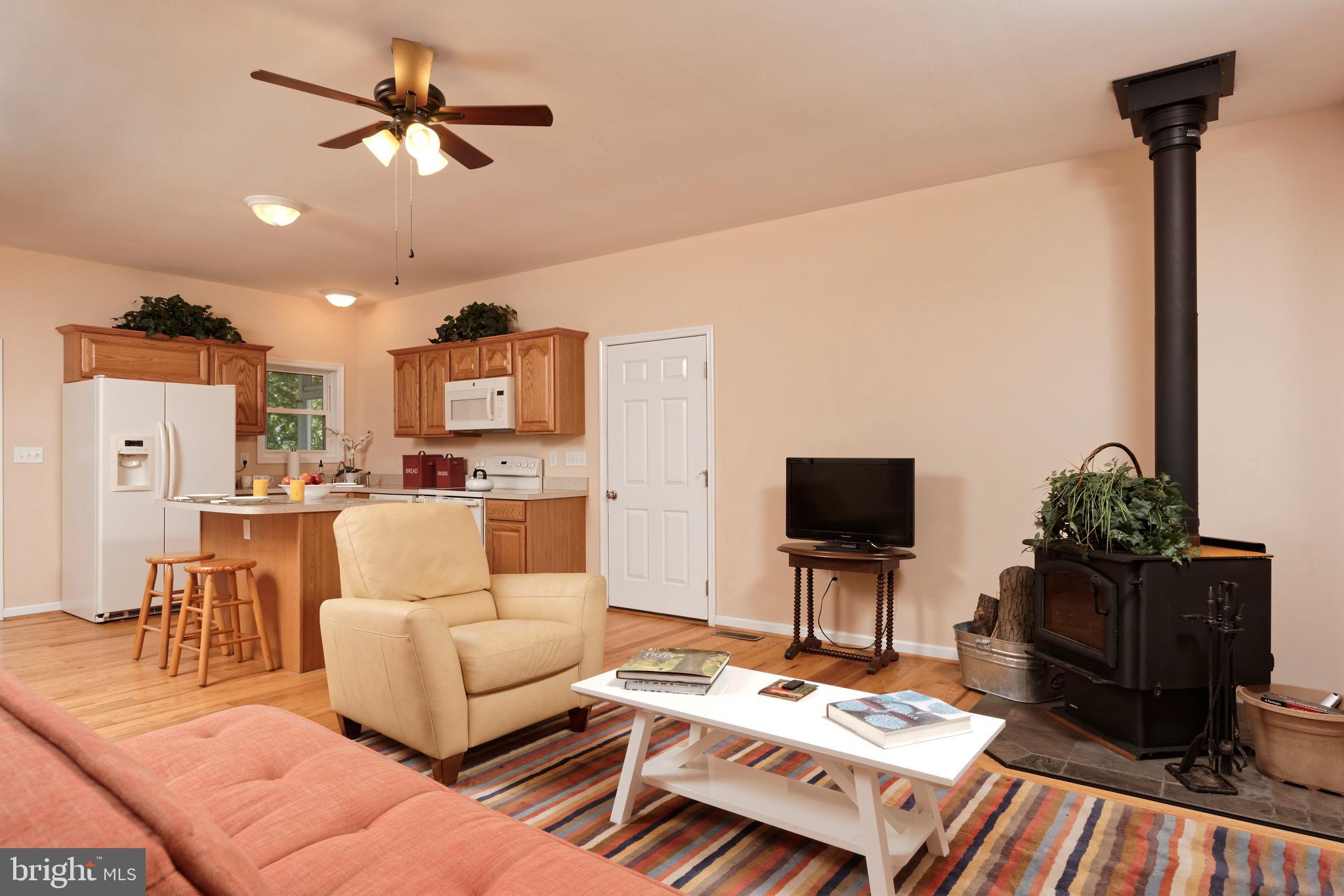 20615 Blue Ridge Mountain Road Paris, VA 20130 - Photo 66 of 80 a living room with furniture and a flat screen tv