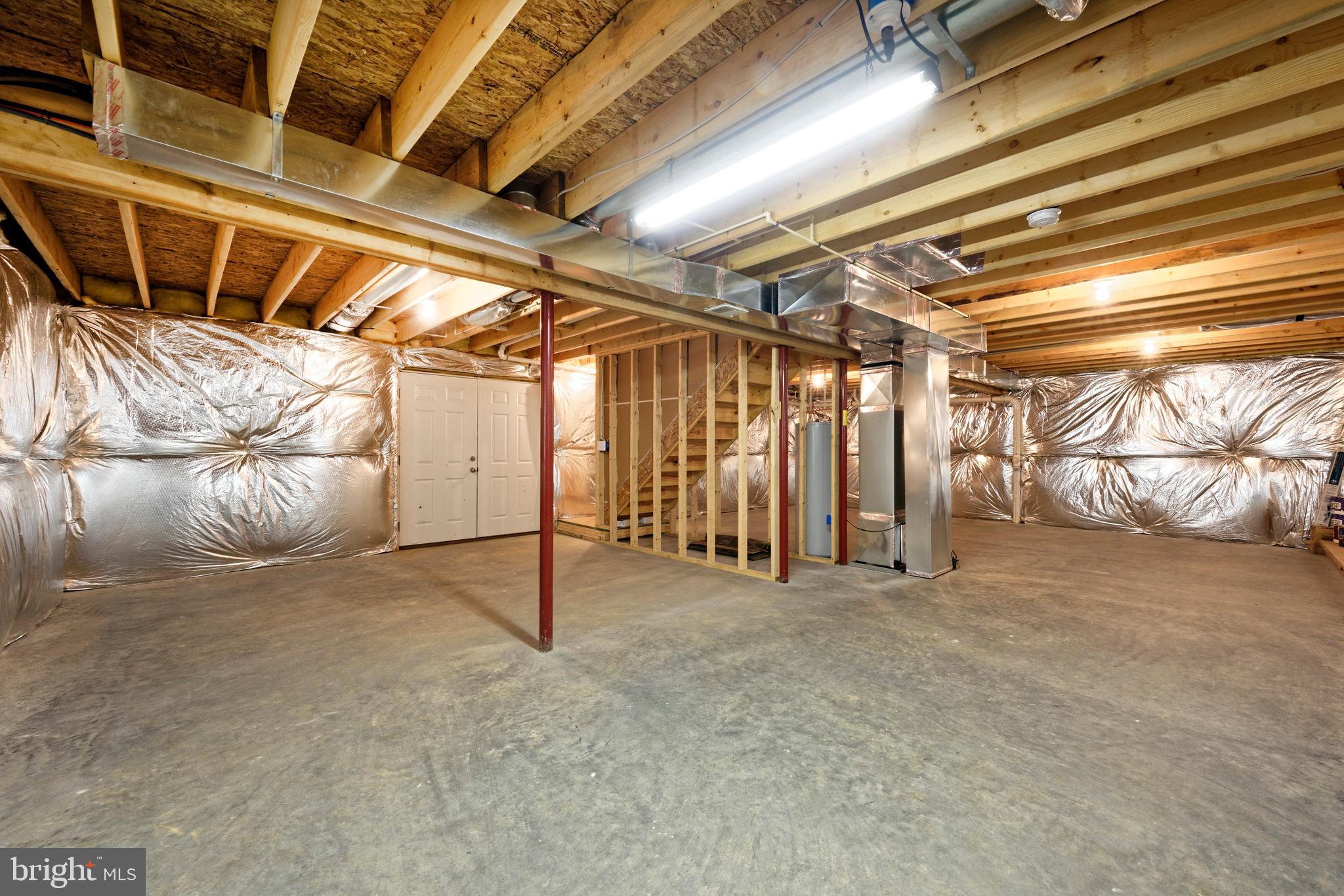 20615 Blue Ridge Mountain Road Paris, VA 20130 - Photo 72 of 80 Full unfinished walkout basement ideal for storage