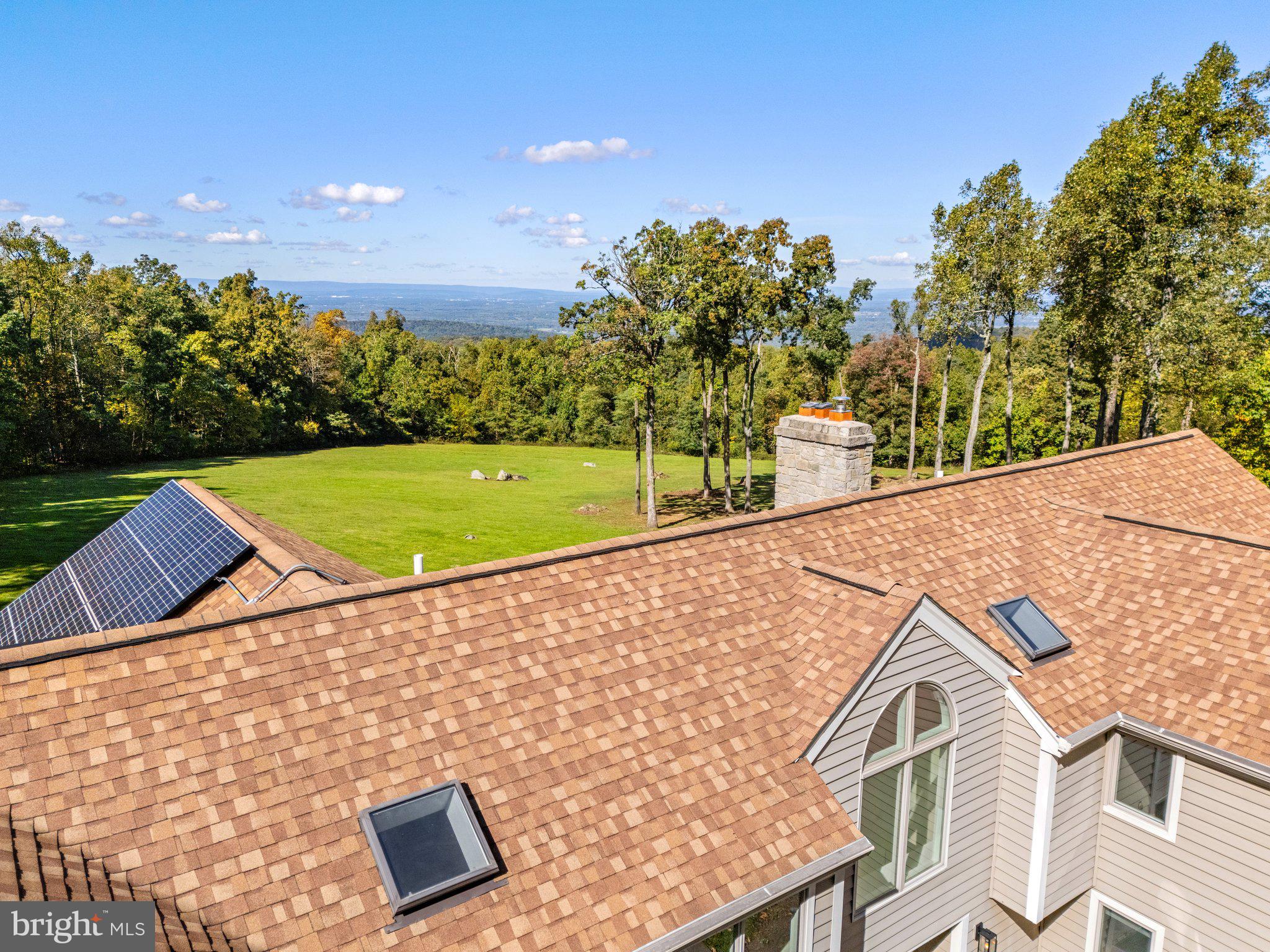 20615 Blue Ridge Mountain Road Paris, VA 20130 - Photo 74 of 80 View of valley over the roof w/new solar panels
