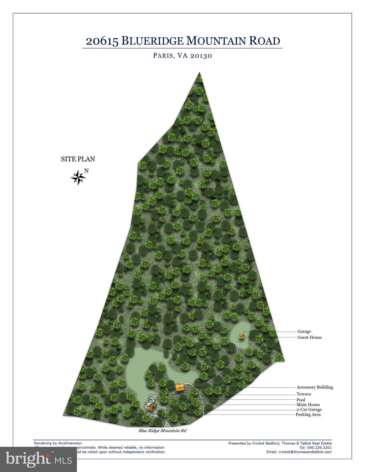 20615 Blue Ridge Mountain Road Paris, VA 20130 - Photo 76 of 80 Site Plan
