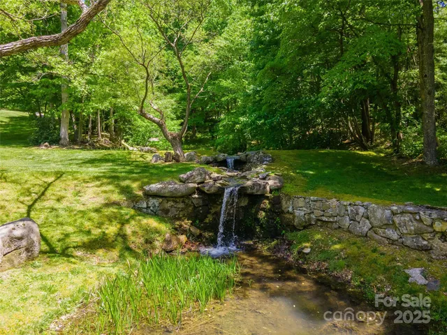 a view of an outdoor space with a lake view