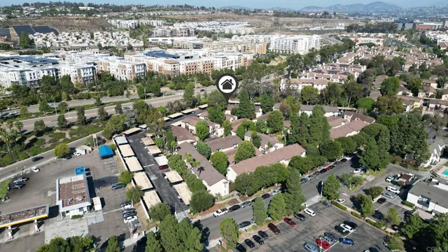 an aerial view of city