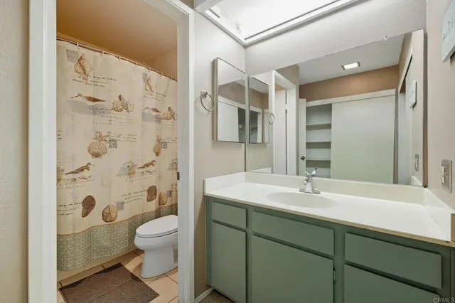 a bathroom with a sink toilet a shower and a mirror