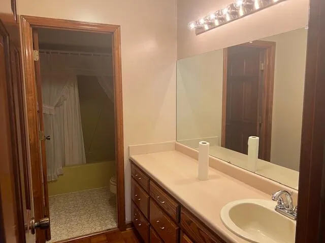 a view of a small space