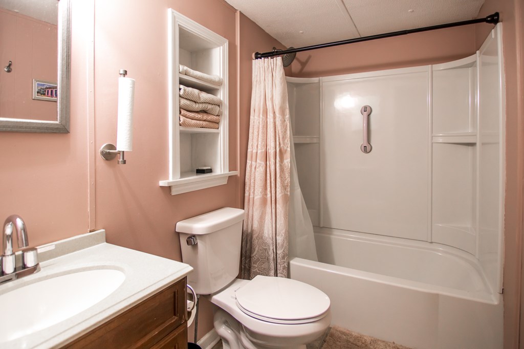 1631 West Pine Lake Drive West Point, GA 31833 - Photo 23 of 37 a bathroom with a sink toilet and shower
