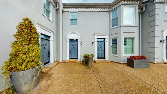 a front view of a house with a porch