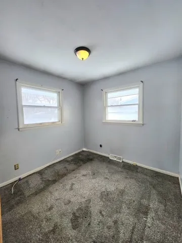 a view of a window in a room