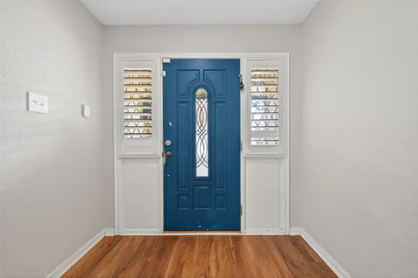 wooden floor in an empty room