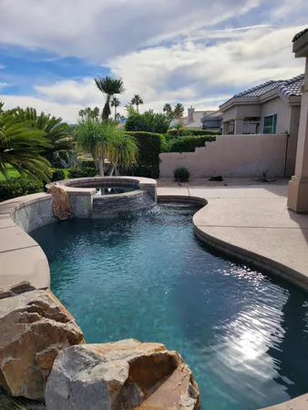 a view of a terrace with chairs