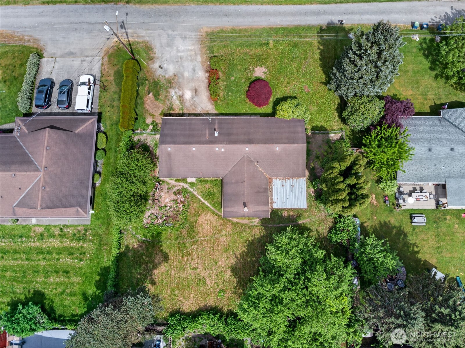 716 Murphy Way Sultan, WA 98294 - Photo 27 of 31 an aerial view of a house with a swimming pool