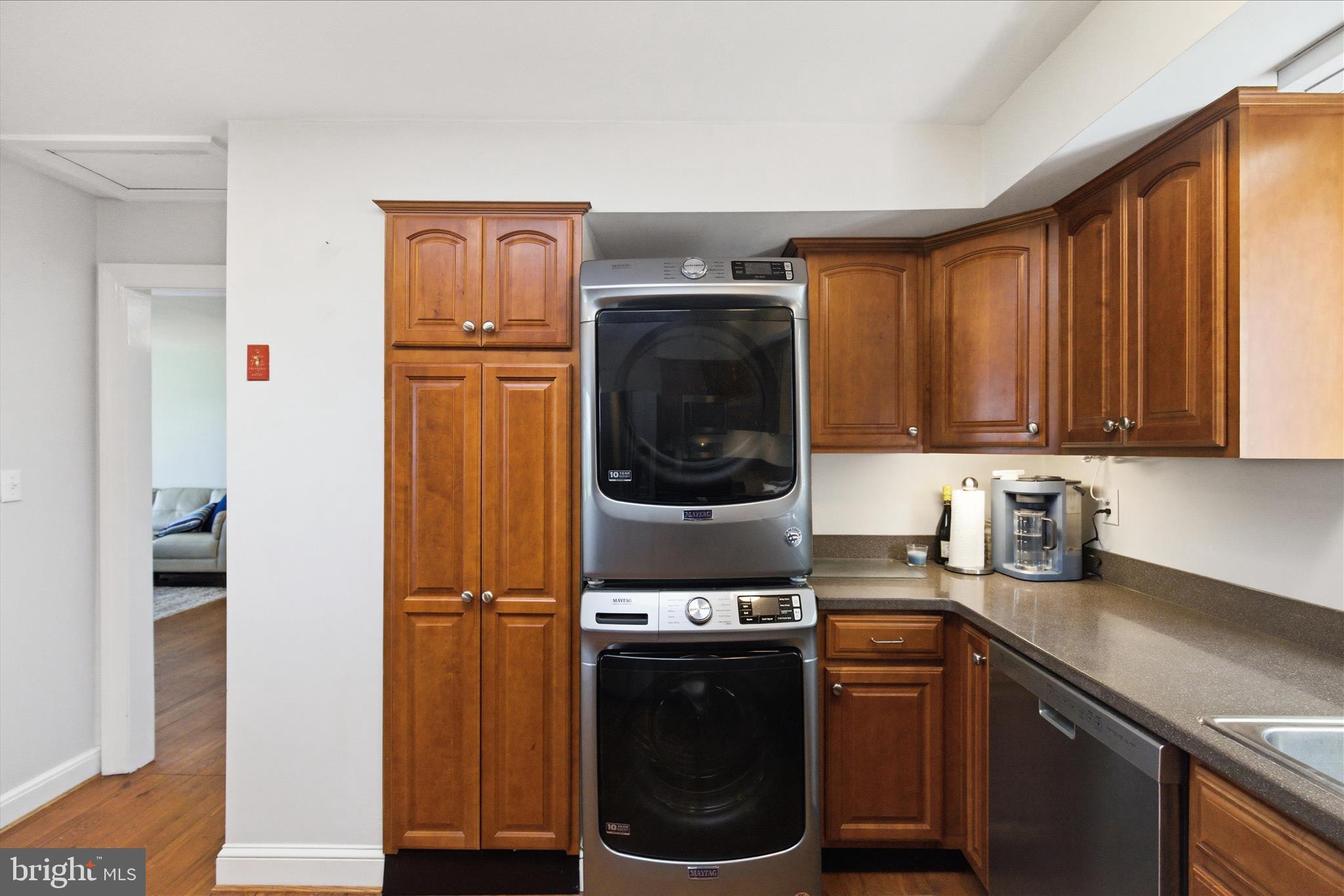 43732 Raspberry Lane Hollywood, MD 20636 - Photo 38 of 54 a kitchen with a refrigerator a stove a washer and dryer