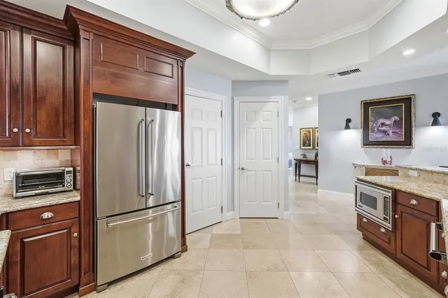 a bedroom with a bed and furniture