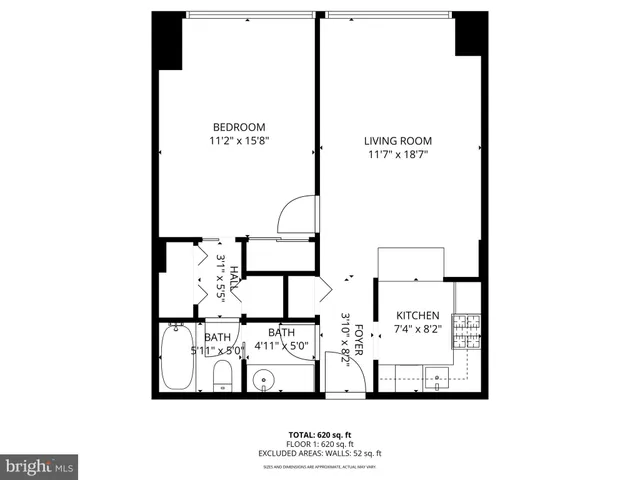 $1,850 | 4515 Willard Avenue, Unit 717, Chevy Chase, MD 20815