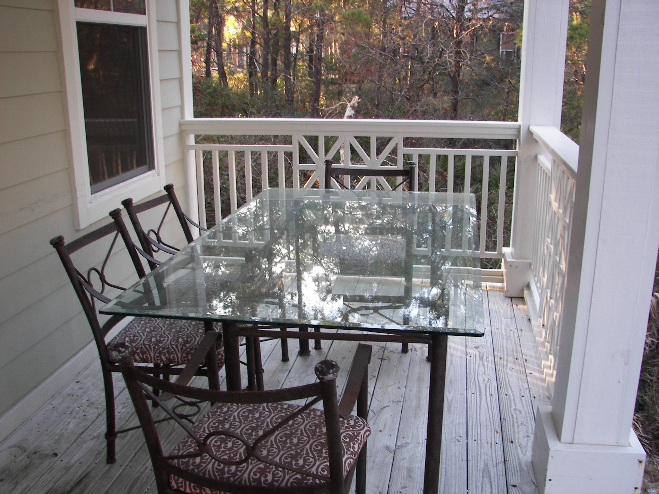 69 Lifeguard Loop West Inlet Beach, FL 32461 - Photo 16 of 34 a view of balcony with furniture