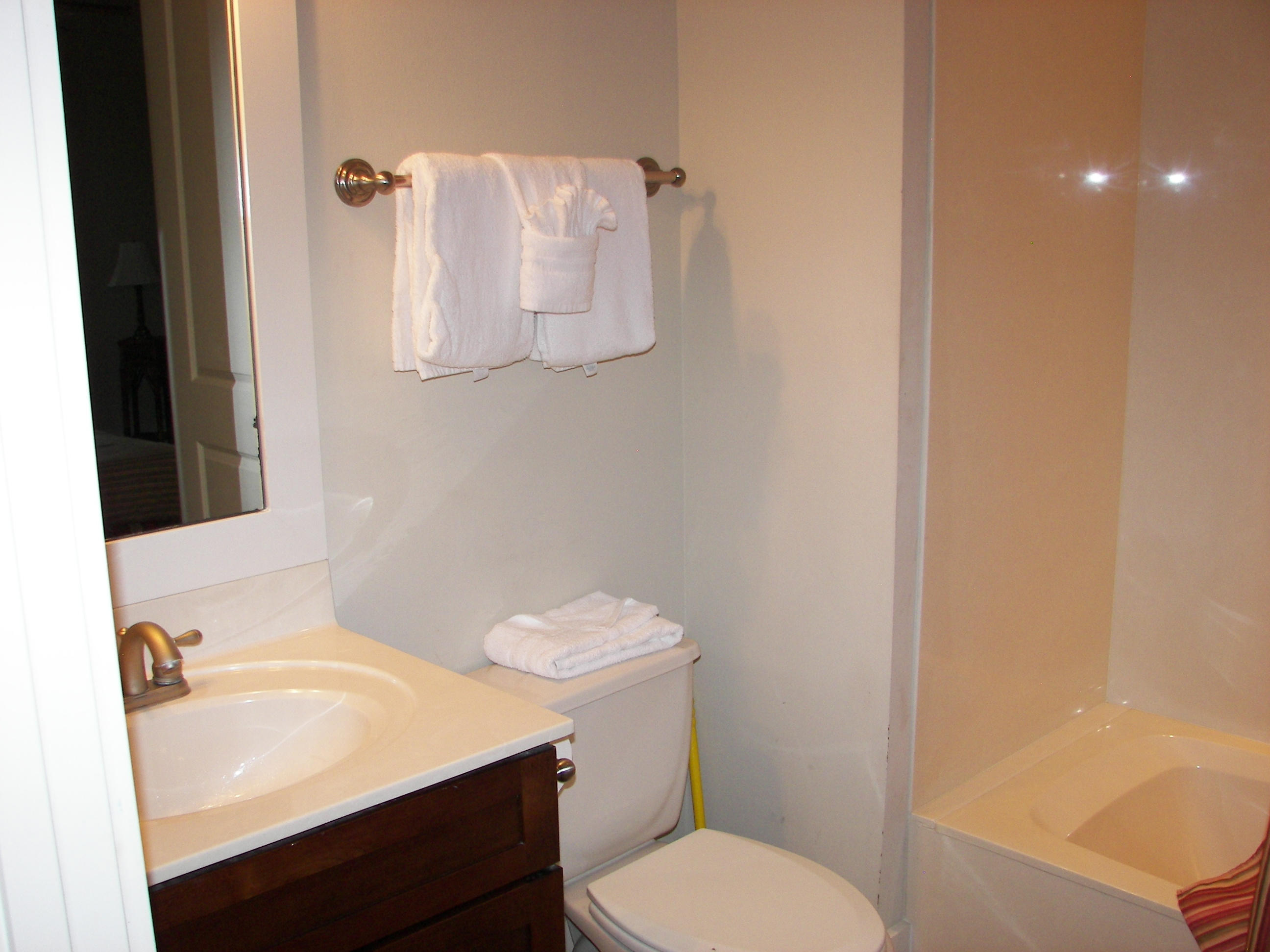 69 Lifeguard Loop West Inlet Beach, FL 32461 - Photo 29 of 34 a bathroom with a sink a toilet and mirror