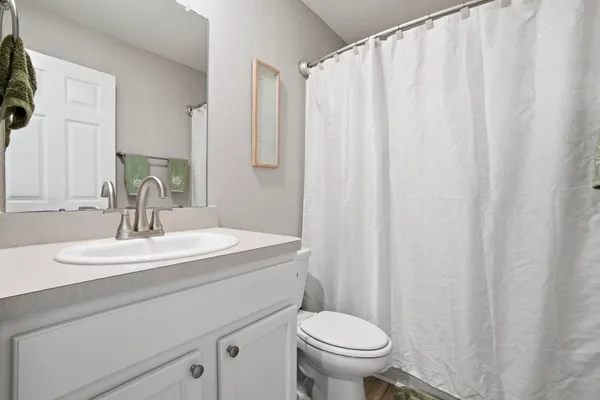 a bathroom with a sink and a toilet