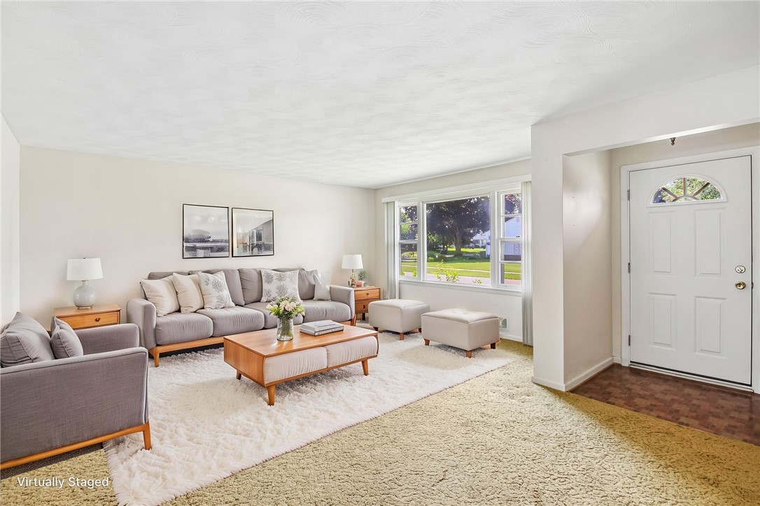 6 Worthington Road Irondequoit, NY 14622 - Photo 3 of 24 Virtually Staged Living room