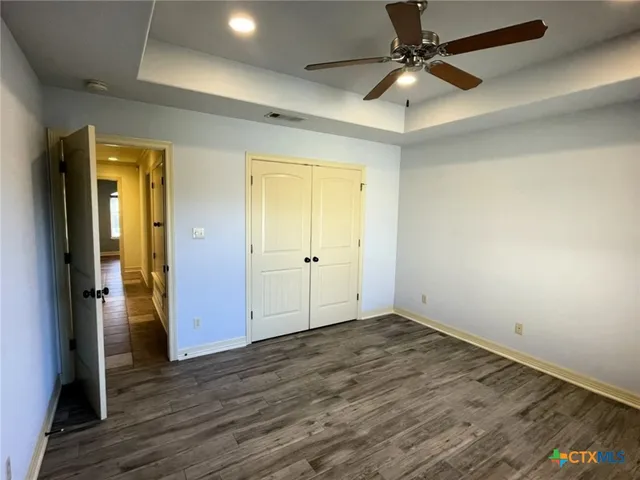 wooden floor in an empty room