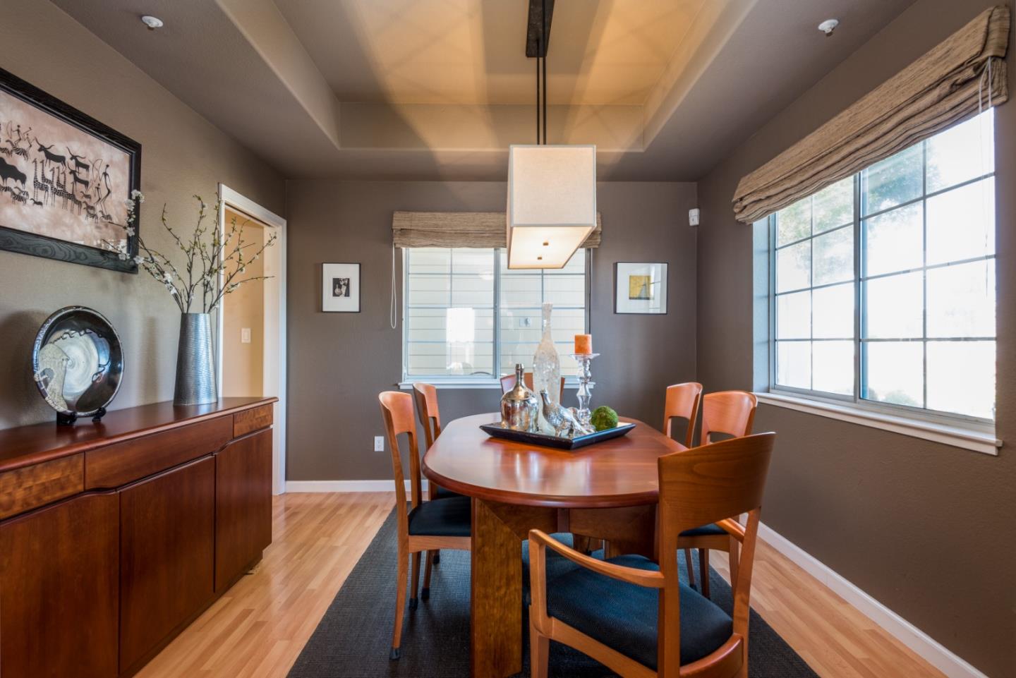 100 Farallon Drive Belmont, CA 94002 - Photo 12 of 29 a dining room with furniture and window