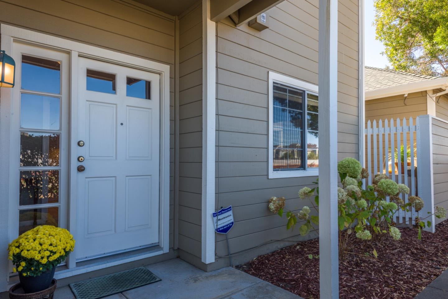 100 Farallon Drive Belmont, CA 94002 - Photo 3 of 29 a view of front door of house and potted plant