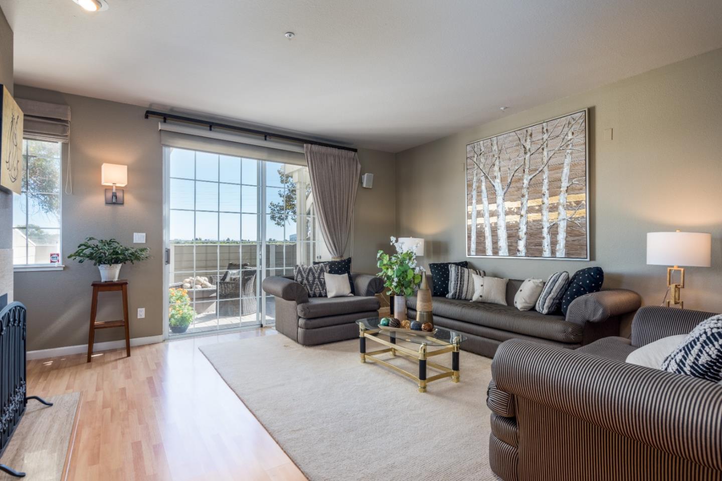 100 Farallon Drive Belmont, CA 94002 - Photo 5 of 29 a living room with furniture and a large window