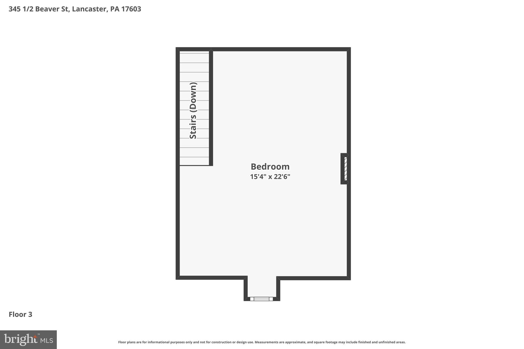 345 Beaver Street Lancaster, PA 17603 - Photo 40 of 41 Level 3 - Floor Plan