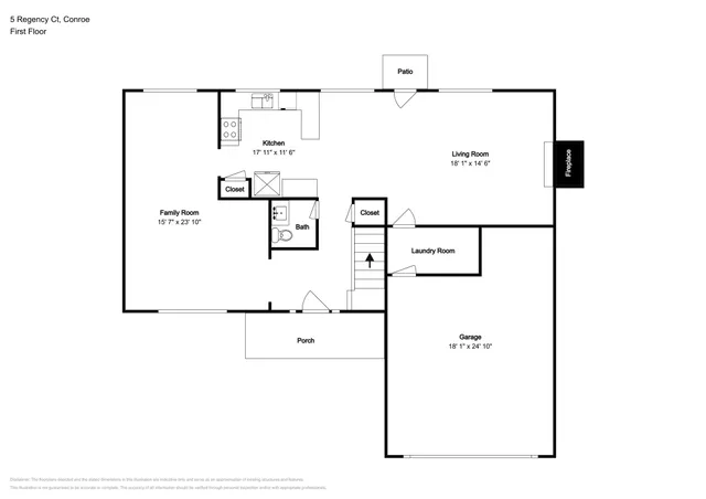 $2,145 | 5 Regency Court, Conroe, TX 77304