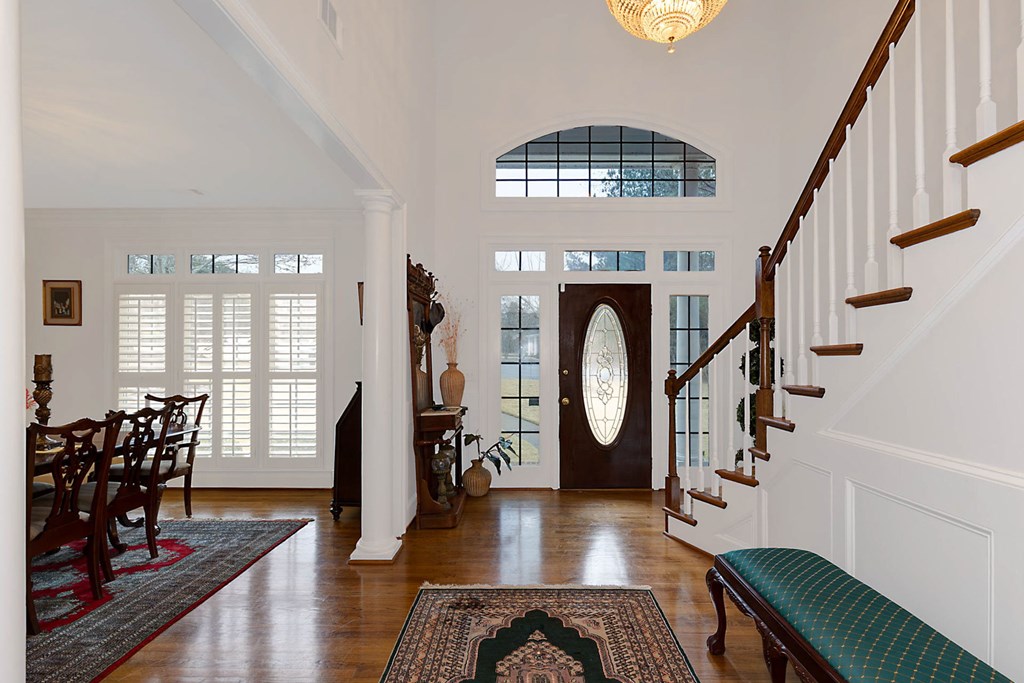 7633 Grand Ridge Road Columbus, GA 31904 - Photo 25 of 61 a view of entryway livingroom and hall with wooden floor