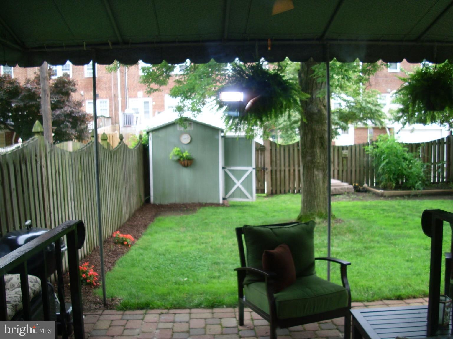 87 Murdock Road Baltimore, MD 21212 - Photo 38 of 48 Covered back porch/patio- Spring view!