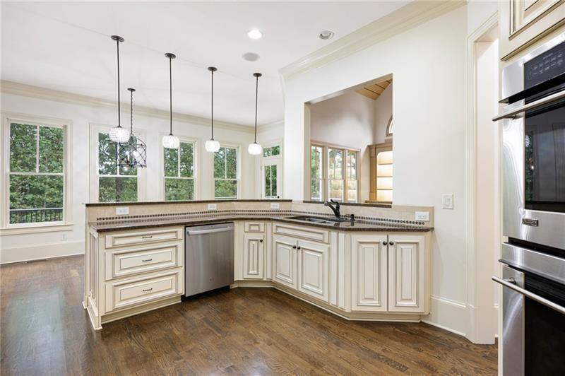 6186 Talmadge Run Acworth, GA 30101 - Photo 11 of 54 a view of a kitchen counter space and windows