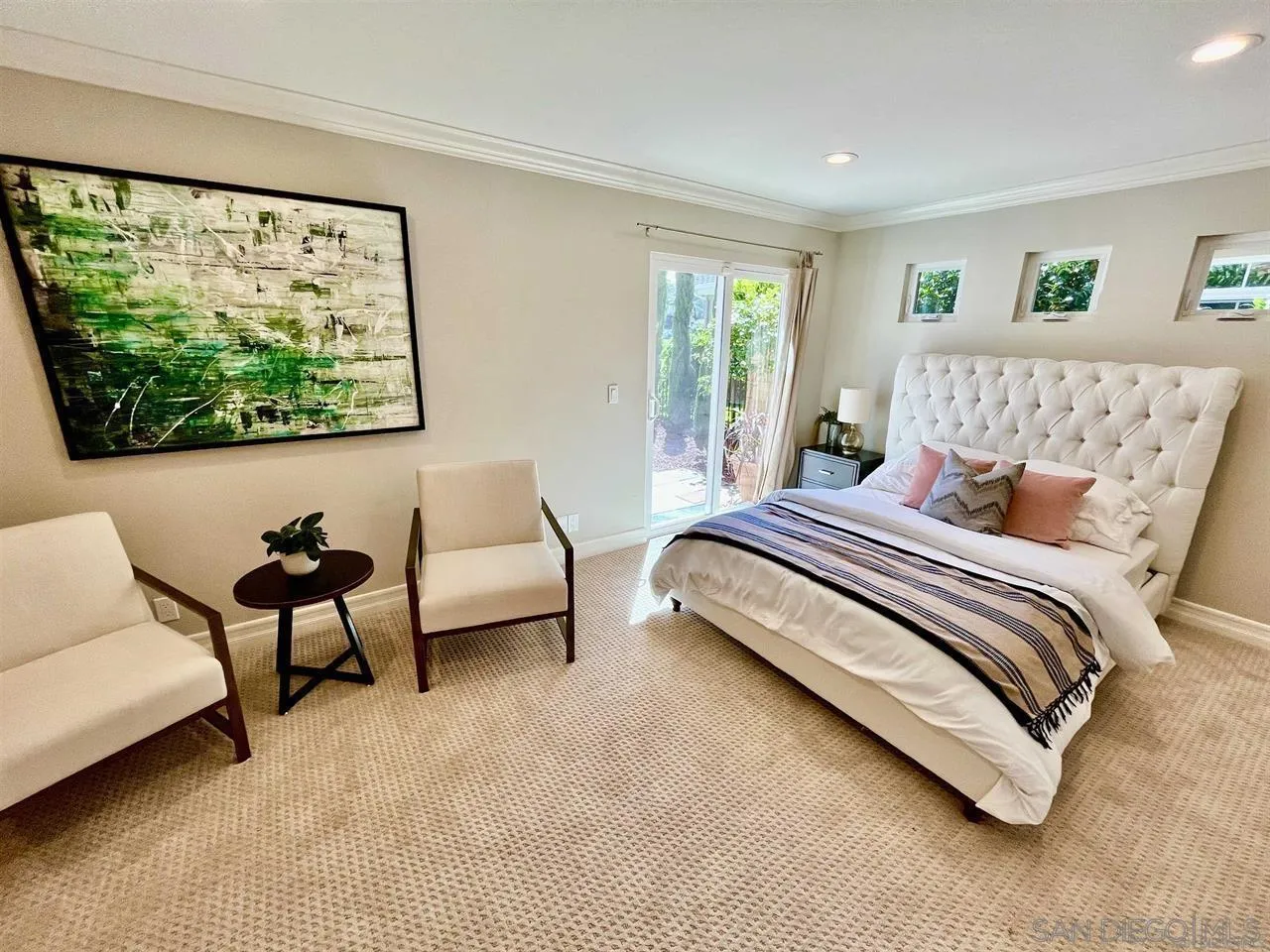 16101 Via Madera Circa West Rancho Santa Fe, CA 92091 - Photo 34 of 56 a bedroom with a bed and couch