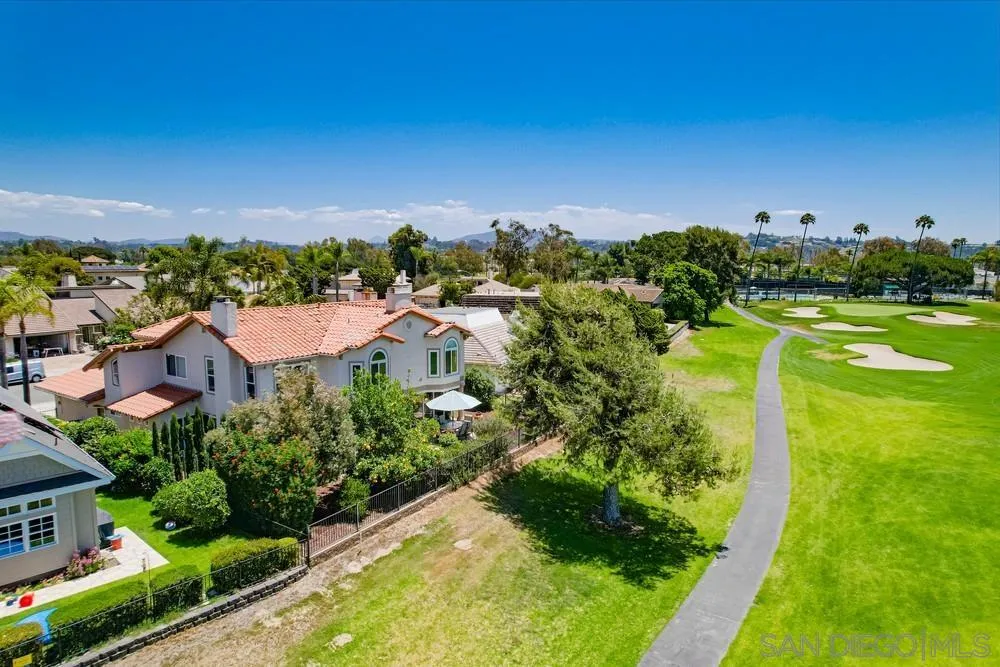 16101 Via Madera Circa West Rancho Santa Fe, CA 92091 - Photo 45 of 56 a view of a house with a yard