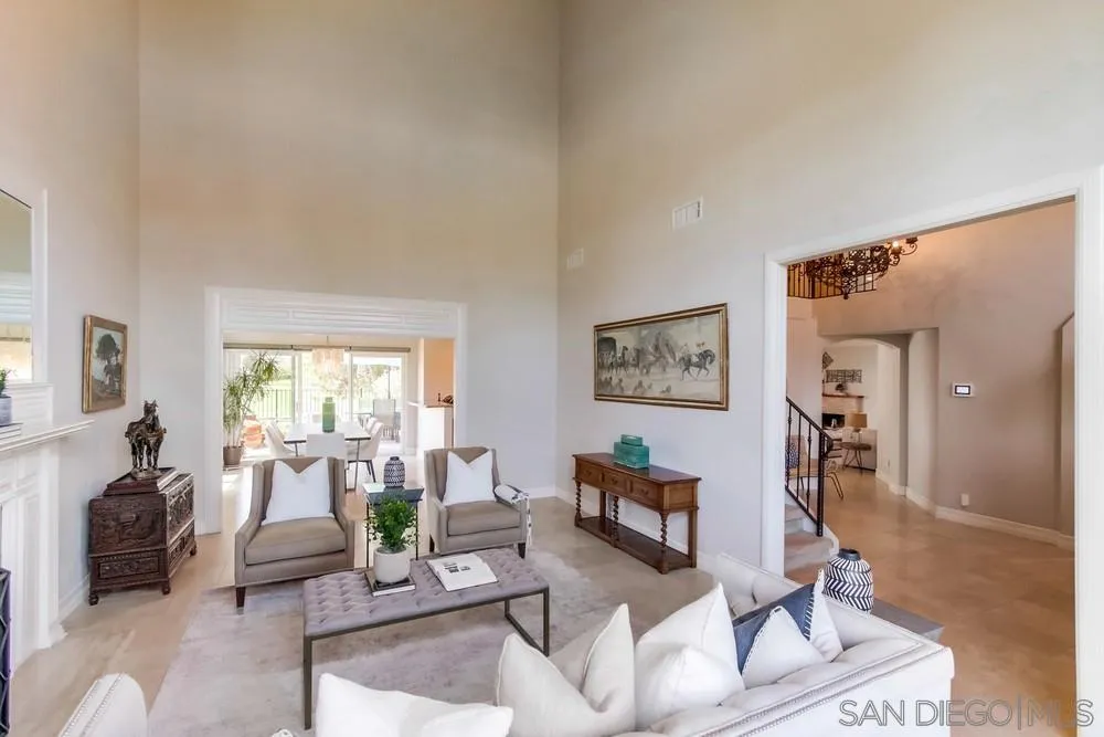 16101 Via Madera Circa West Rancho Santa Fe, CA 92091 - Photo 10 of 56 a living room with furniture and a large window