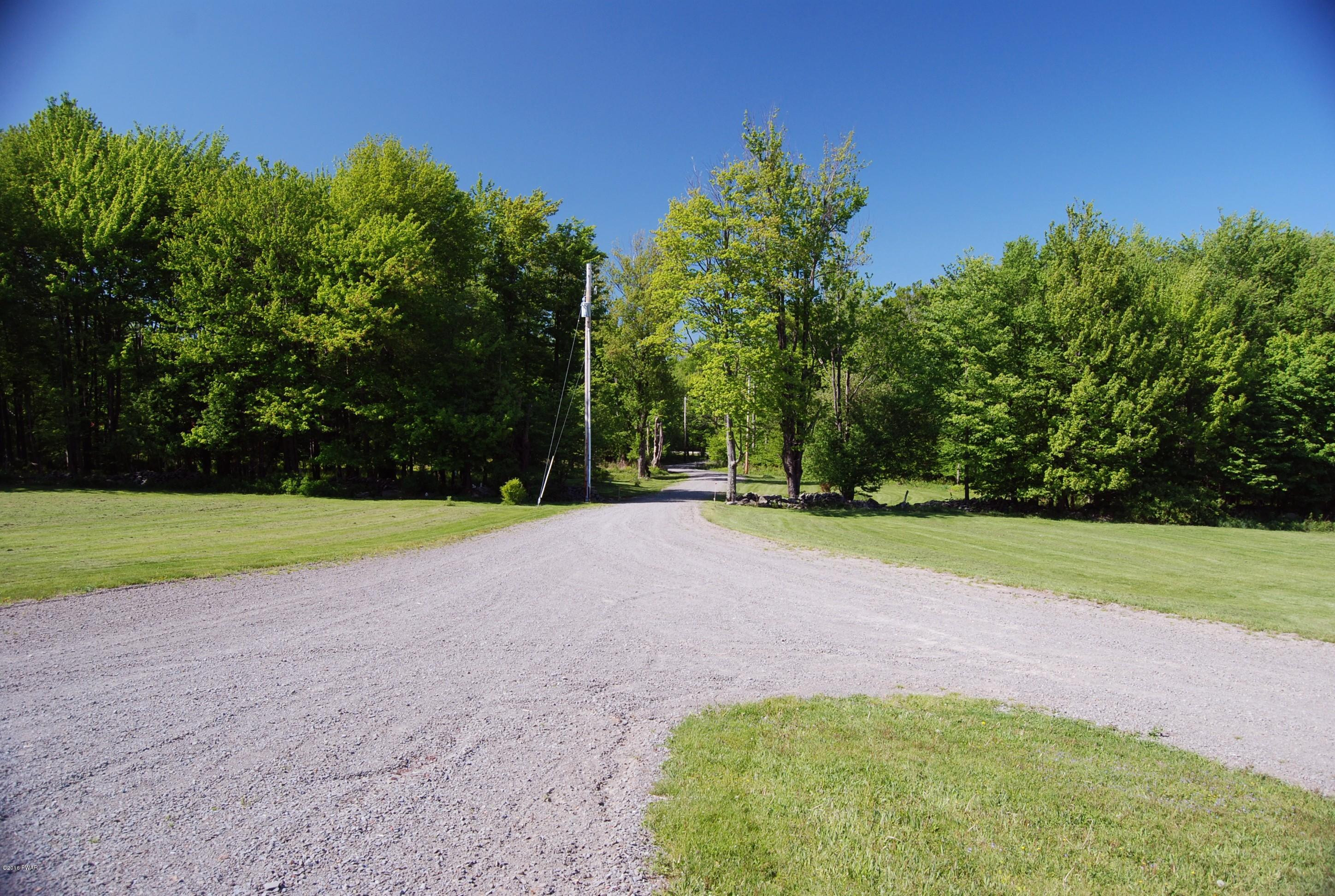 176 Highland Road Pleasant Mount, PA 18453 - Photo 40 of 52 a view of a field with trees in the background