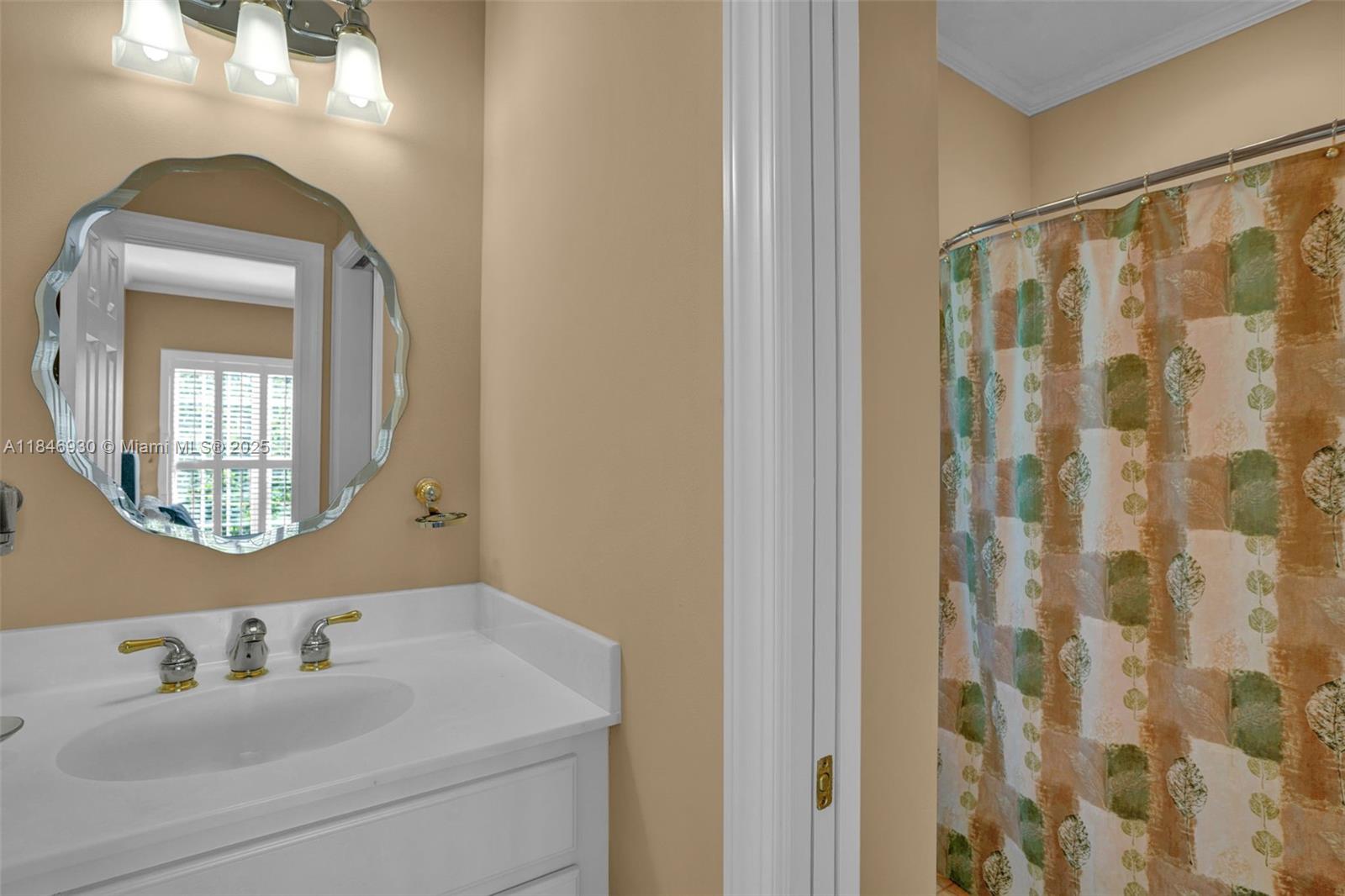 2579 Grey Rabbit Run Asheboro, NC 27205 - Photo 30 of 72 a bathroom with a sink and a mirror