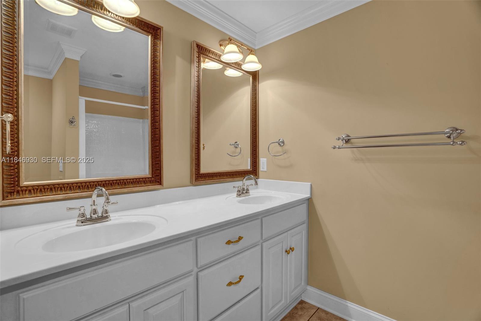 2579 Grey Rabbit Run Asheboro, NC 27205 - Photo 44 of 72 a bathroom with a granite countertop sink and a mirror